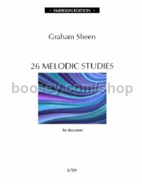 26 Melodic Studies Bassoon