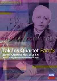 Bartók: String Quartets Nos. 2, 3, 4 & 6 (Takács Quartet) (Decca DVD)