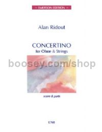 Concertino for Oboe & Strings (score)