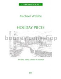 Holiday Pieces for flute, oboe, clarinet, bassoon