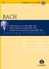 Concerto for Violin, BWV 1041 (Violin & Orchestra) (Study Score & CD)