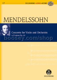 Concerto for Violin in E Minor, Op.64 (Violin & Orchestra) (Study Score & CD)