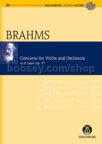 Concerto for Violin in D Major, Op.77 (Violin & Orchestra) (Study Score & CD)