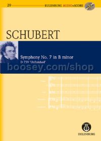 Symphony No.7 in B Minor, D759 (Orchestra) (Study Score & CD)