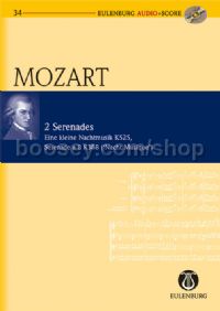 Two Serenades, K 525 & 388 (String & Wind Ensembles) (Study Score & CD)