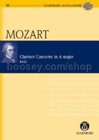 Concerto for Clarinet in A Major, K 622 (Clarinet & Orchestra) (Study Score & CD)