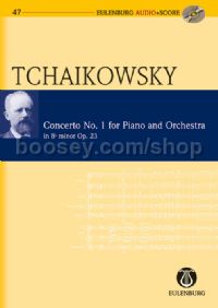 Concerto for Piano No.1 in Bb Minor, Op.23 (Piano & Orchestra) (Study Score & CD)