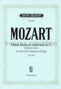Missa Brevis Et Solemnis In C Vocal Score