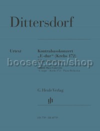 Double Bass Concerto in E major, Krebs 172 - double bass & piano reduction