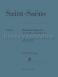 Havanaise in E major, Op. 83 - violin & piano (Piano Reduction)