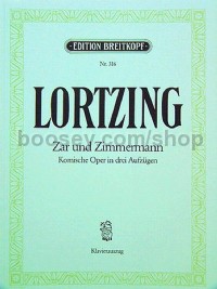 Zar und Zimmermann (vocal score)