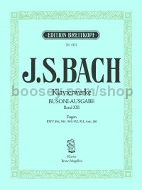 Complete Piano Works (Bach-Busoni Edition), Vol. XXI