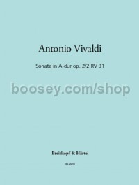Violin Sonata Amaj Op. 2/2 RV31 (Violin & Piano)