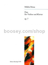 Duo, Op. 7 - violin & piano