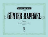 Partita über einen finnischen Choral, op. 41/2  - organ