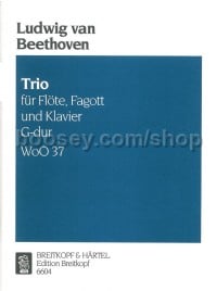 Trio in g flute/bassoon/piano (Score & Parts)