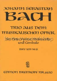 Trio BWV 1079/8 from the 'Musical Offering' - flute, violin & basso continuo