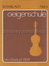 Geigenschule, Vol. 4 - violin