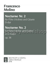 Nocturne No 2 Flute & Guitar