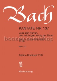 Lobe den Herren, den mächtigen König der Ehren BWV 137