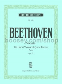 Sonata in F major op. 17 (horn, piano)