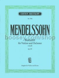 Violin Concerto in Emin (Violin & Piano)