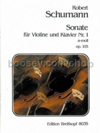 Sonata No.1 in A minor Op 105 (violin & piano)