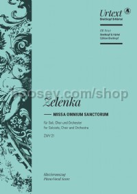 Missa Omnium Sanctorum in A minor ZWV 21 (vocal score)