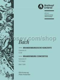 Brandenburg Concerto No4: 2 Rec, Violin , Piano