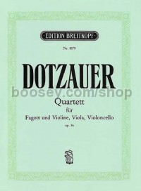Quartet Op. 36 - bassoon, violin, viola, cello