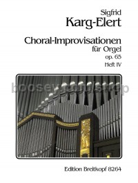 Choral Improvisations Book 4 Op. 65 Organ