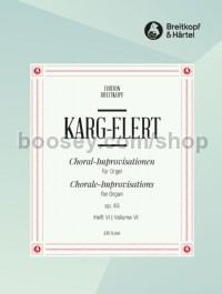 Chorale Improvisations Op. 65 Book 6 Organ