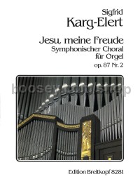 Jesu meine Freude Op. 87/2 for Organ