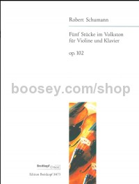 5 Folksong Studies Op. 102 Violin/Piano