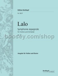 Symphonie Espagnole Op. 21 Violin & Piano