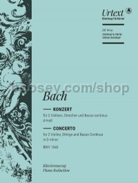Double Violin Concerto DMin BWV1043 Violin II