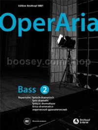 Operaria Bass 2 Lyric Dramatic Repertoire (Book & Online Audio)