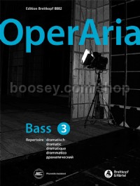 Operaria Bass 3 Dramatic Repertoire (Book & Online Audio)