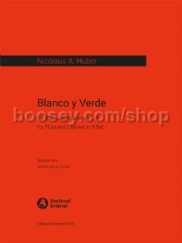 Blanco y Verde (Flute & Clarinet Score)