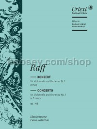 Violoncello Concerto No. 1 in D minor Op. 193 (Piano Reduction)