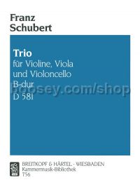 String Trio in B-flat major D 581
