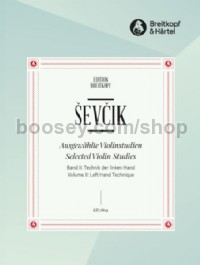 Selected Violin Studies - Vol. II: Left Hand Technique