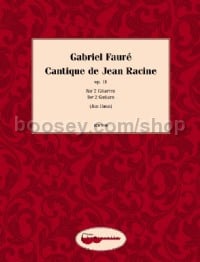 Cantique de Jean Racine op. 11 (Guitar Duet)