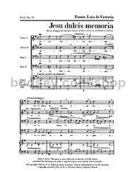 Jesu dulcis memoria - TTBB choir a cappella