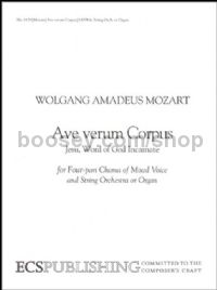 Ave verum Corpus, K. 618 - SATB choir