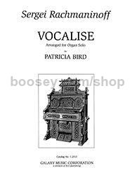 Vocalise for organ