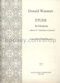 Etude No. 40: Octave Scales for piano