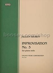 Improvisation No.3 for piano