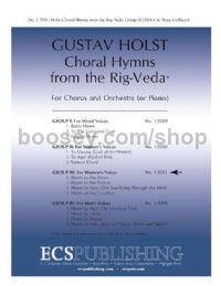 Choral Hymns from the Rig-Veda, Group 3 for SSAA choir & harp or piano