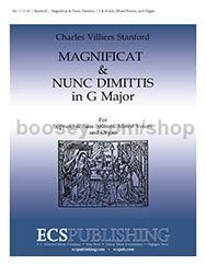 Magnificat & Nunc Dimittis in G - SATB choir & organ